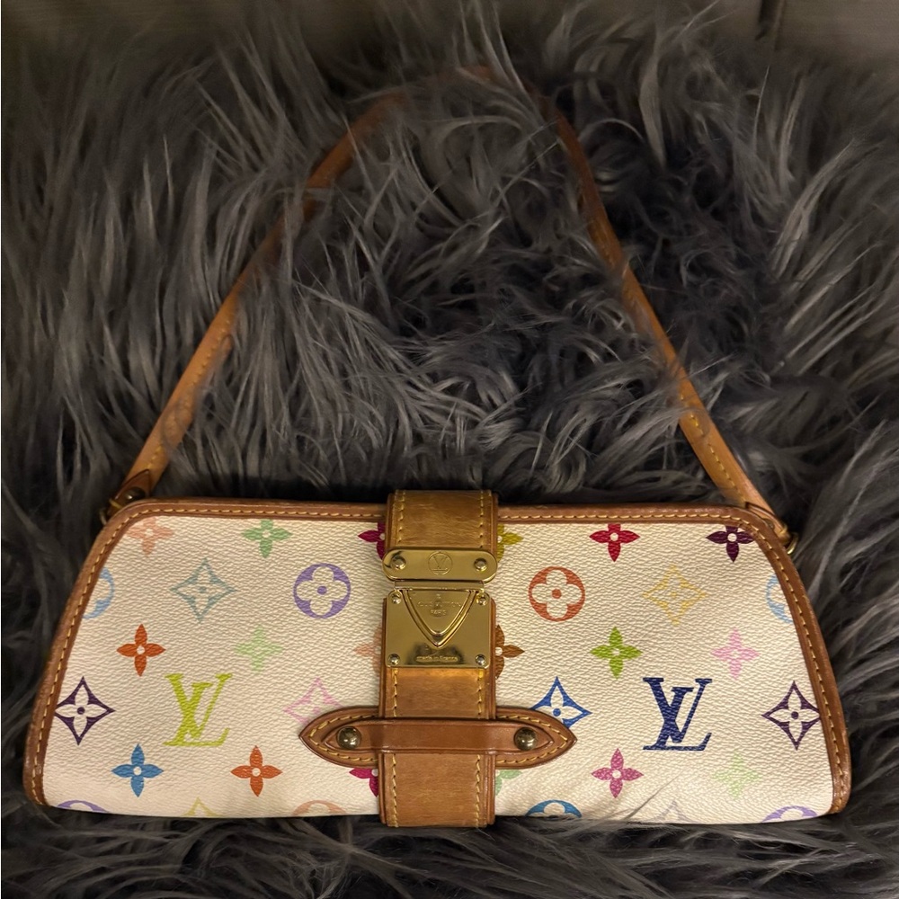 Louis Vuitton Shirley Multicolor Monogram Canvas Shoulder Bag
